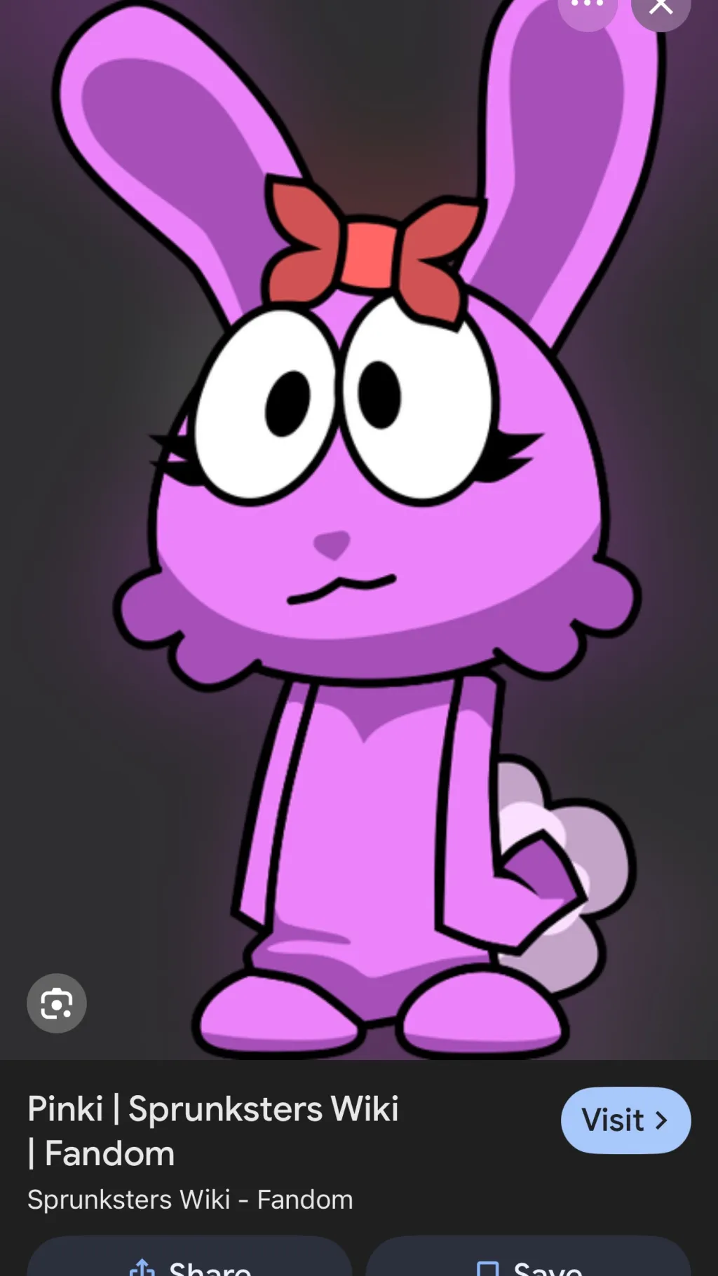 ai character: Pinki Sprunkster background