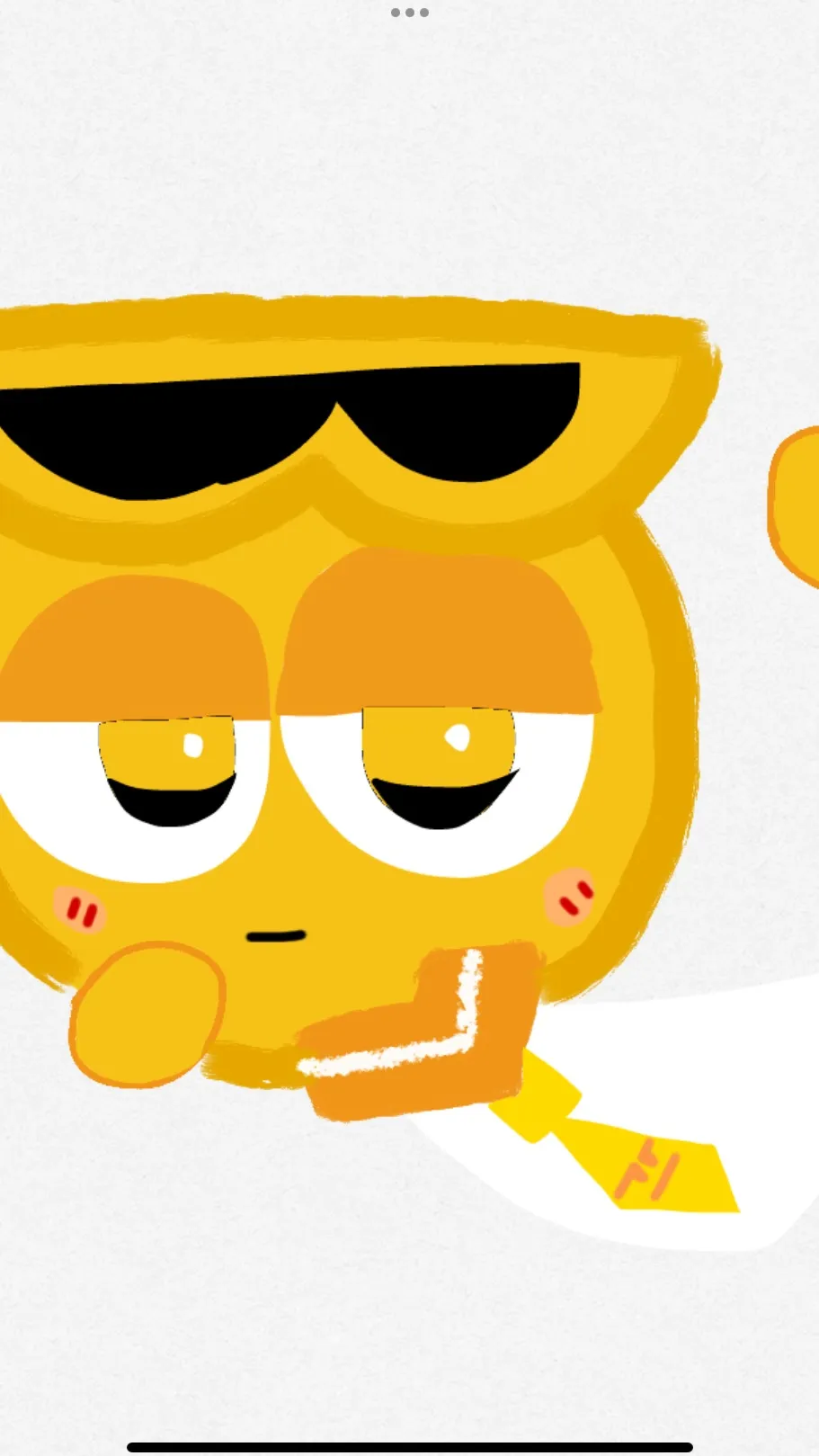 ai character: Garnold (Gold) background