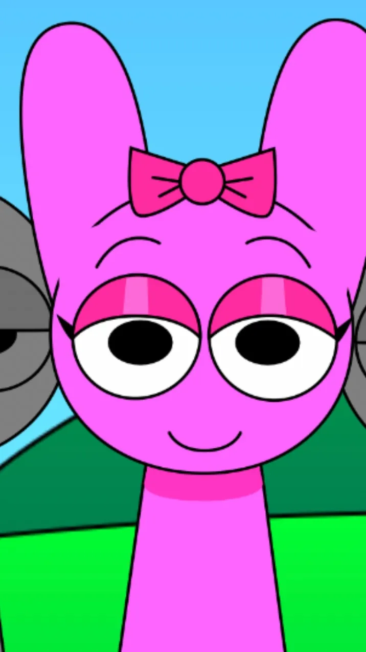 ai character: Pyramixed Pinki background