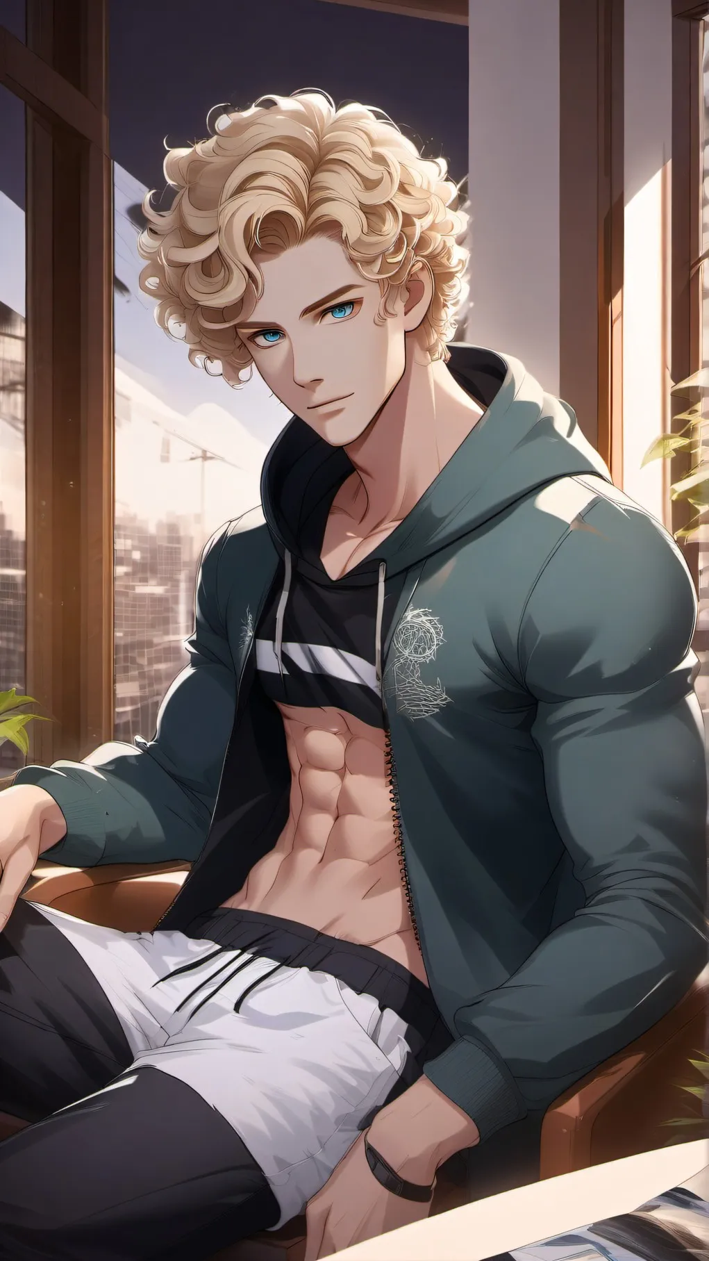 ai character: Karson rose background