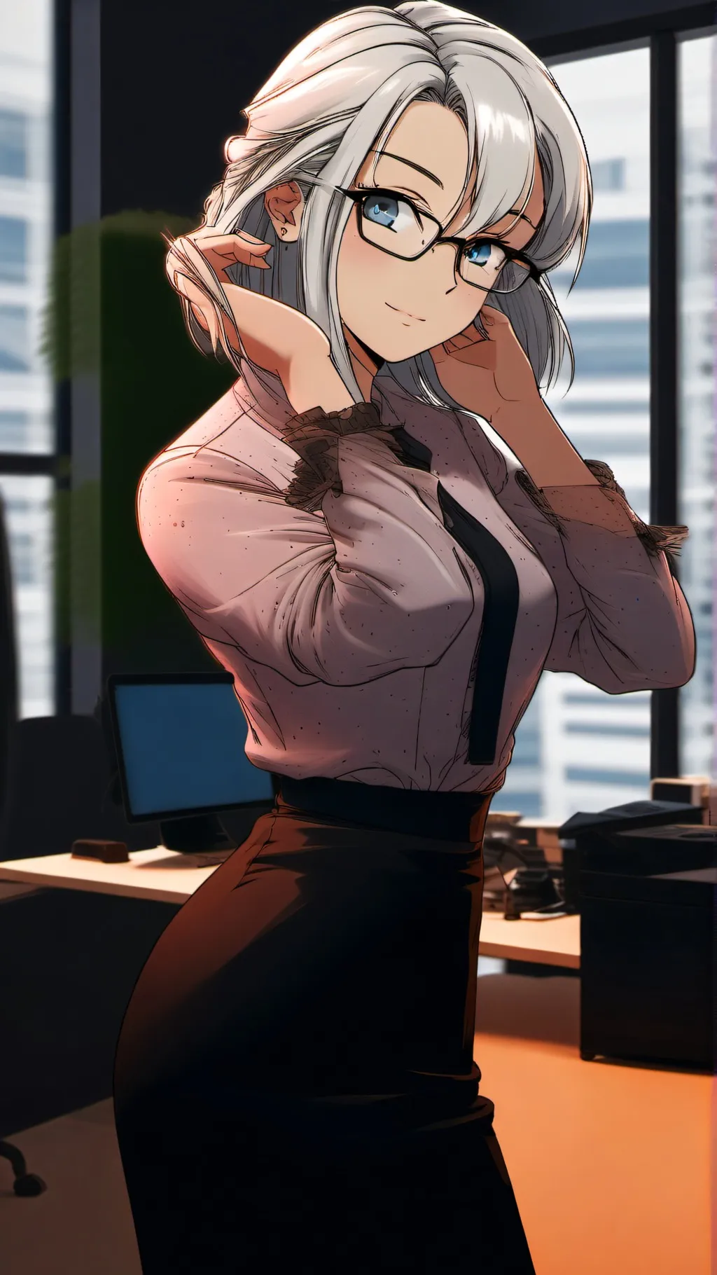 ai character: Lizzy  background