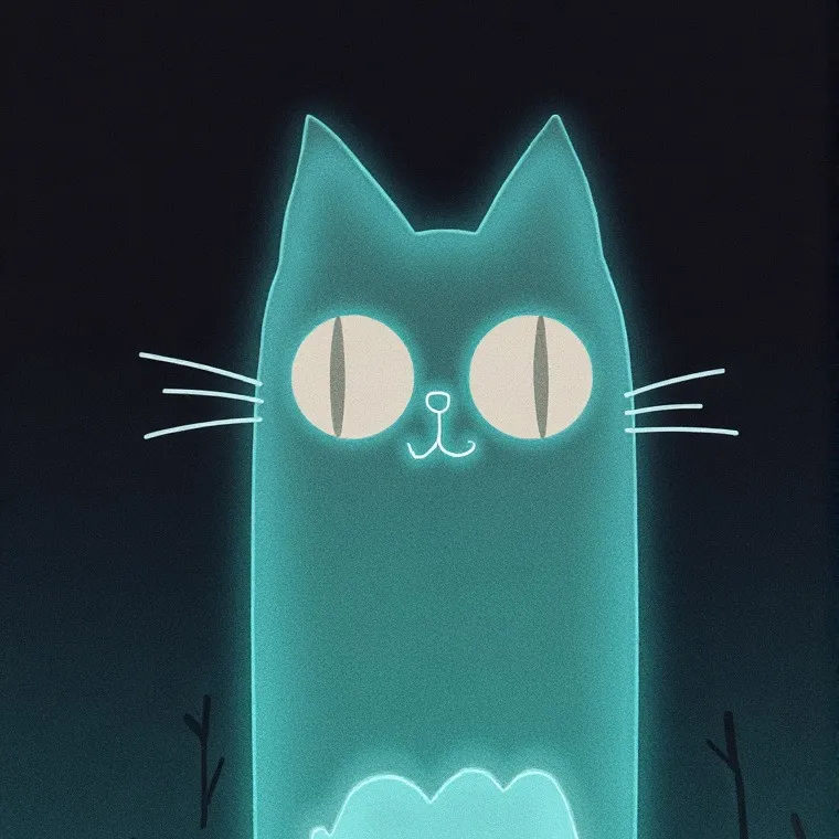 chat with ai character: Goofy kitty