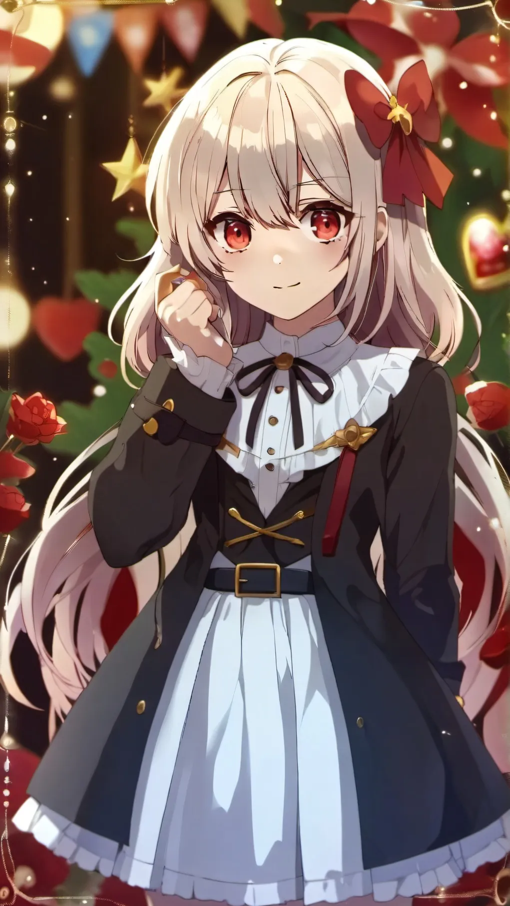 ai character: Cute anime girl background