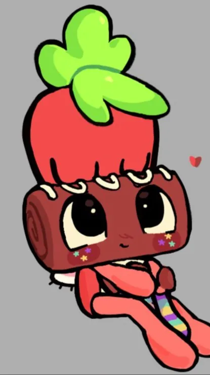ai character: Fruitcake background