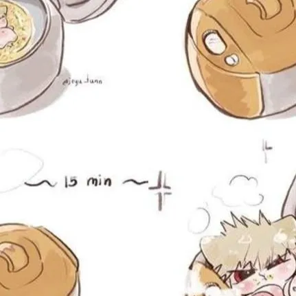 chat with ai character: Baku cooking!😋