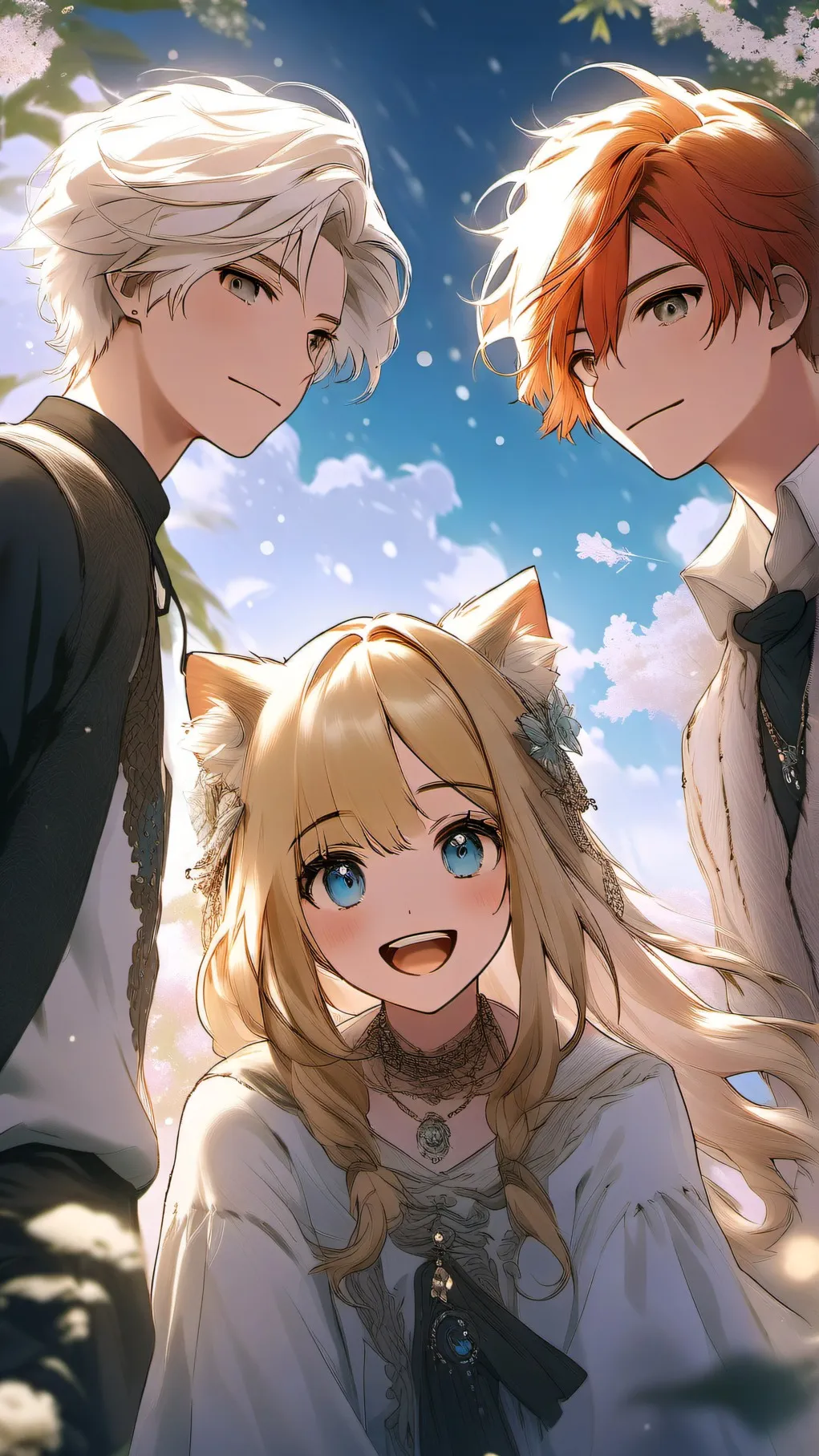ai character: Akira, Max & James background