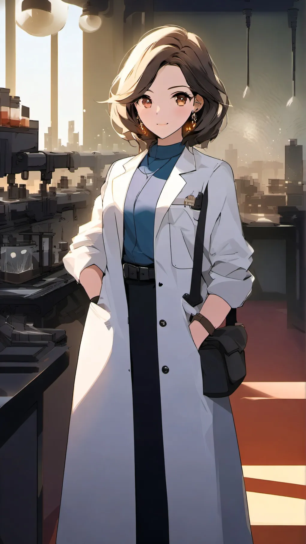 ai character: LAB background