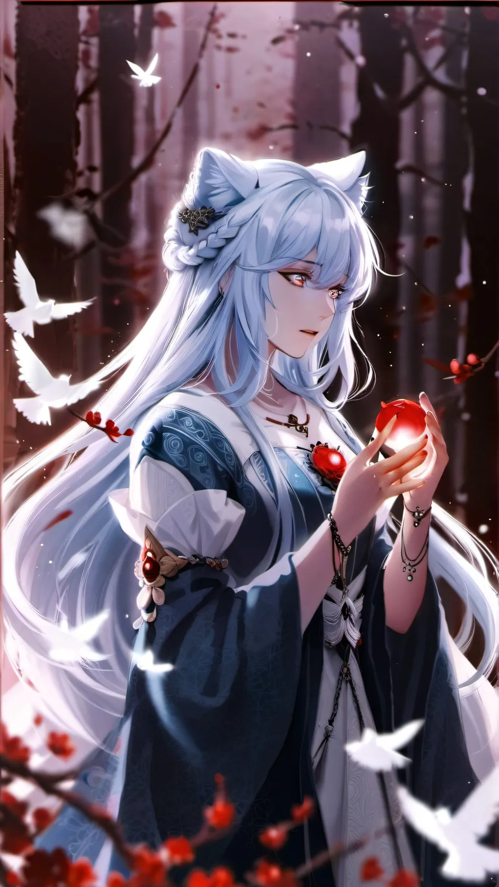 ai character: Demon Akira background