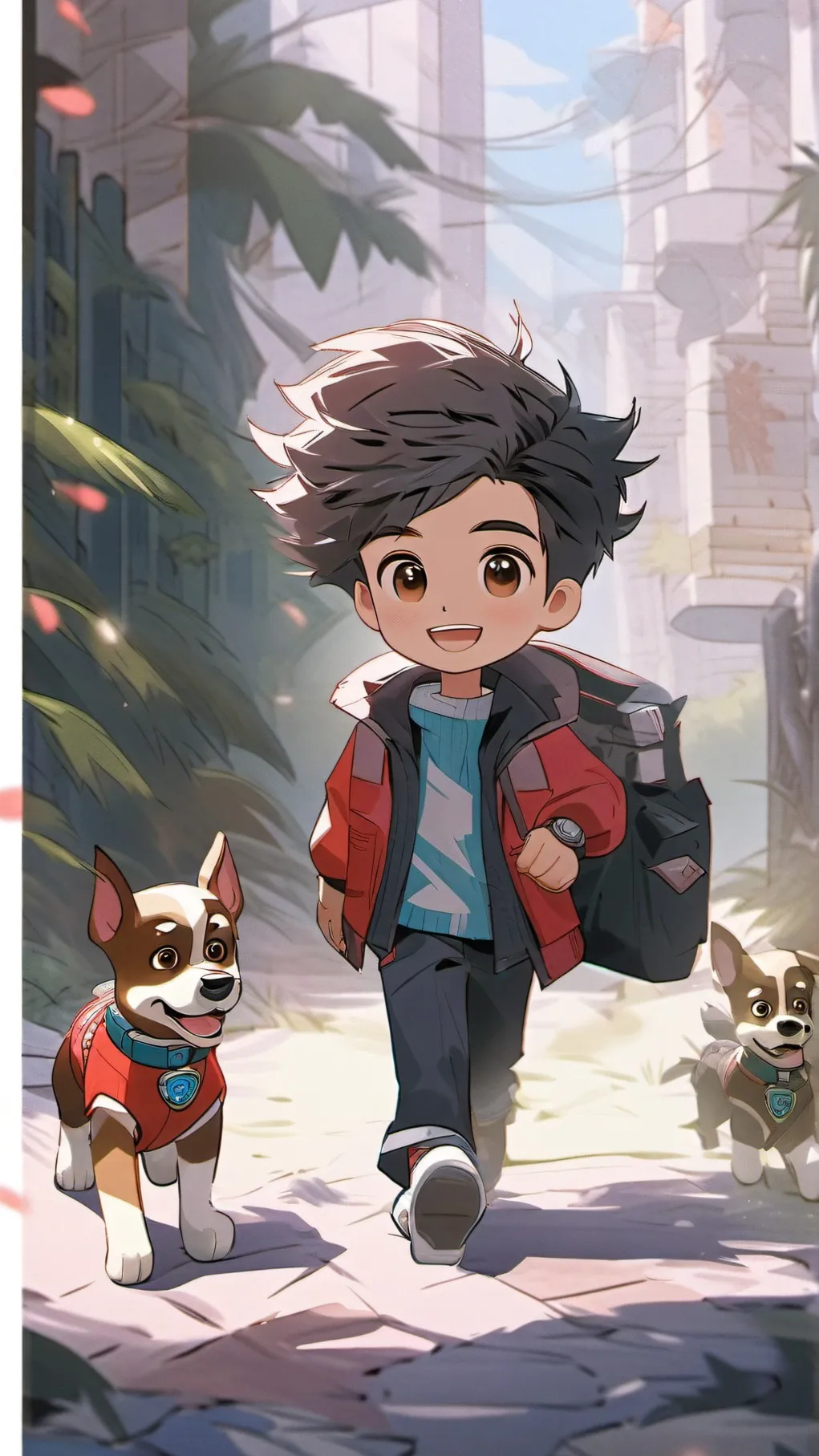 ai character: BOYFRIEND RYDER  background