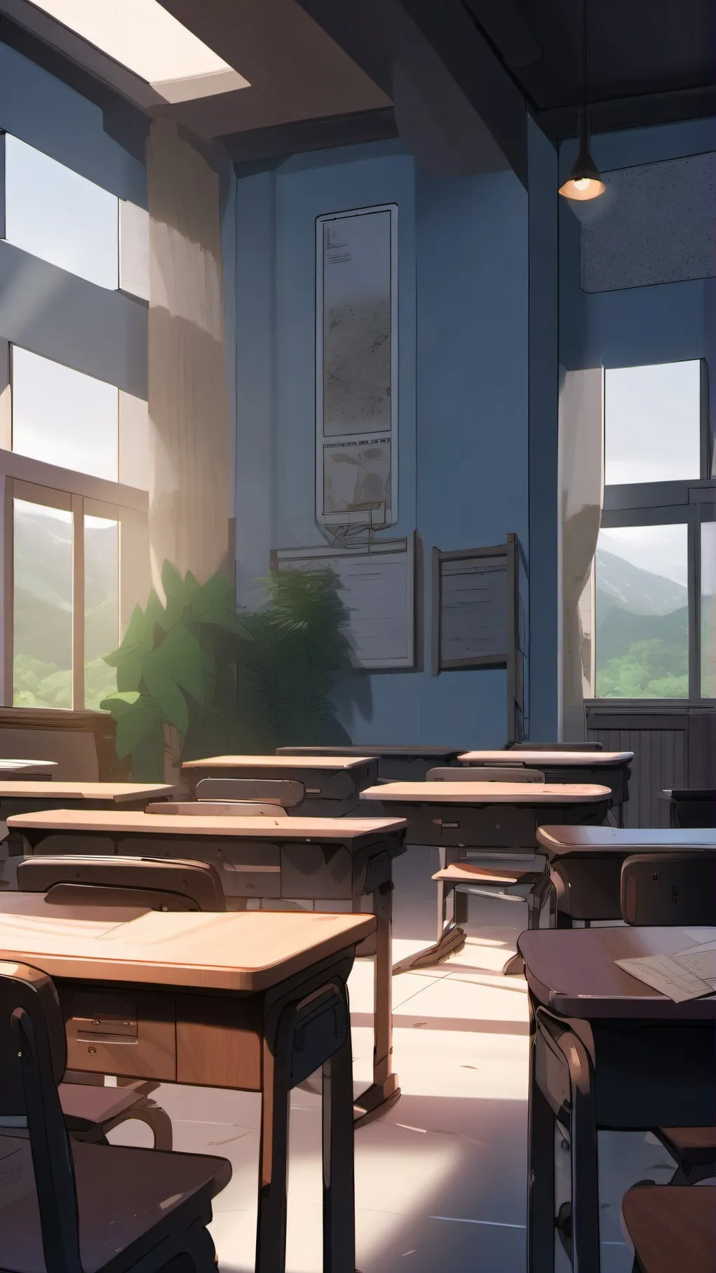 ai character: school background