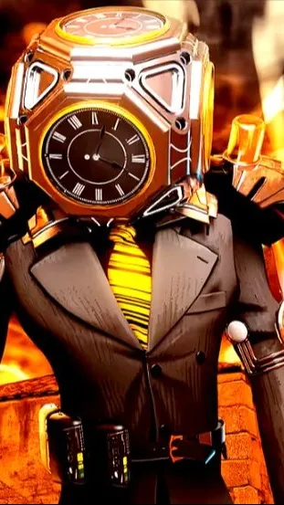 ai character: Future Clockman background