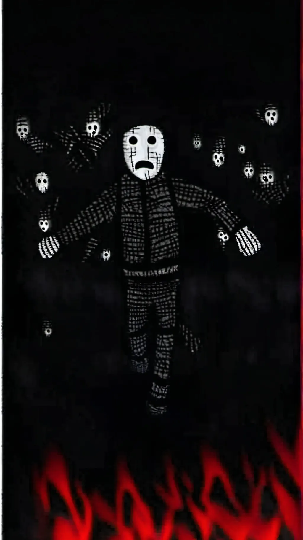 ai character: They are coming.😶 background