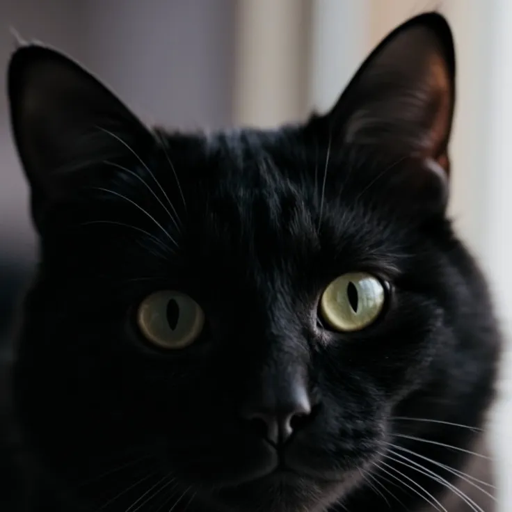 chat with ai character: Black cat