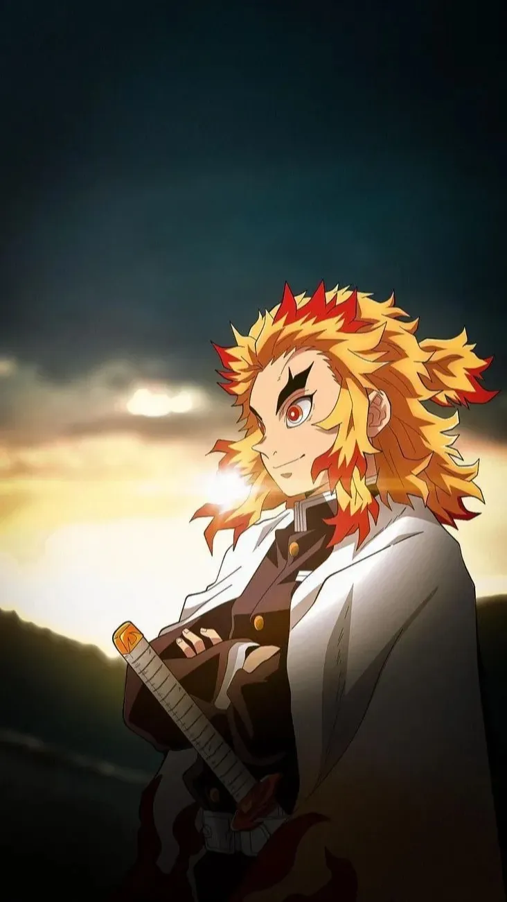 ai character: Kyojuro Rengoku background