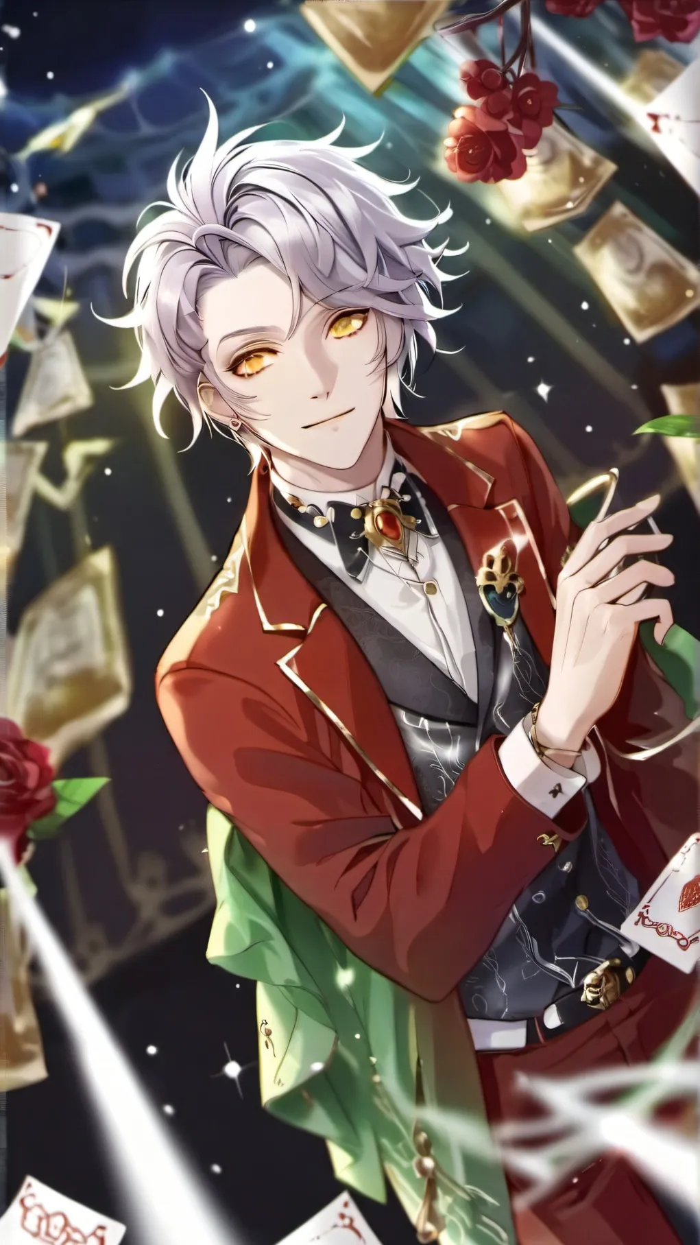 ai character: mha asylum trip background