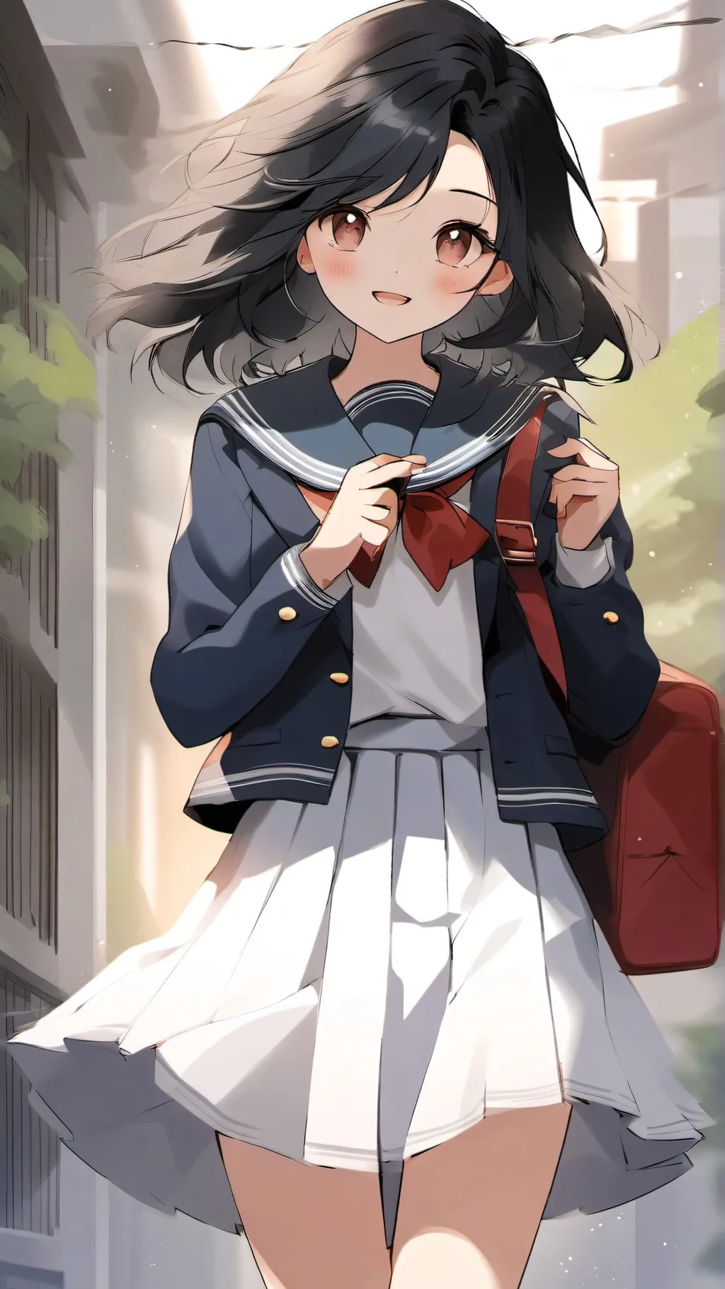 ai character: Sarah. y background
