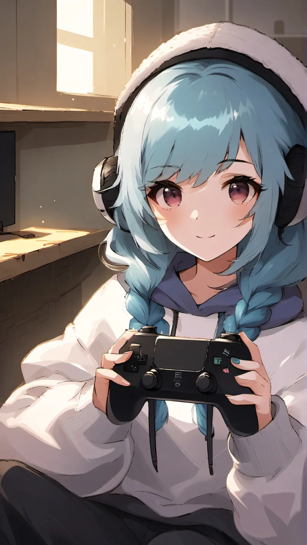 ai character: Gamer Bella background