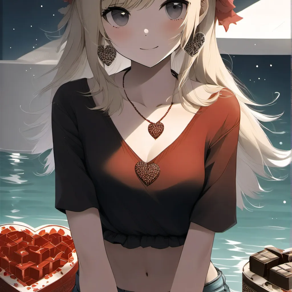 chat with ai character: Beach Yandere
