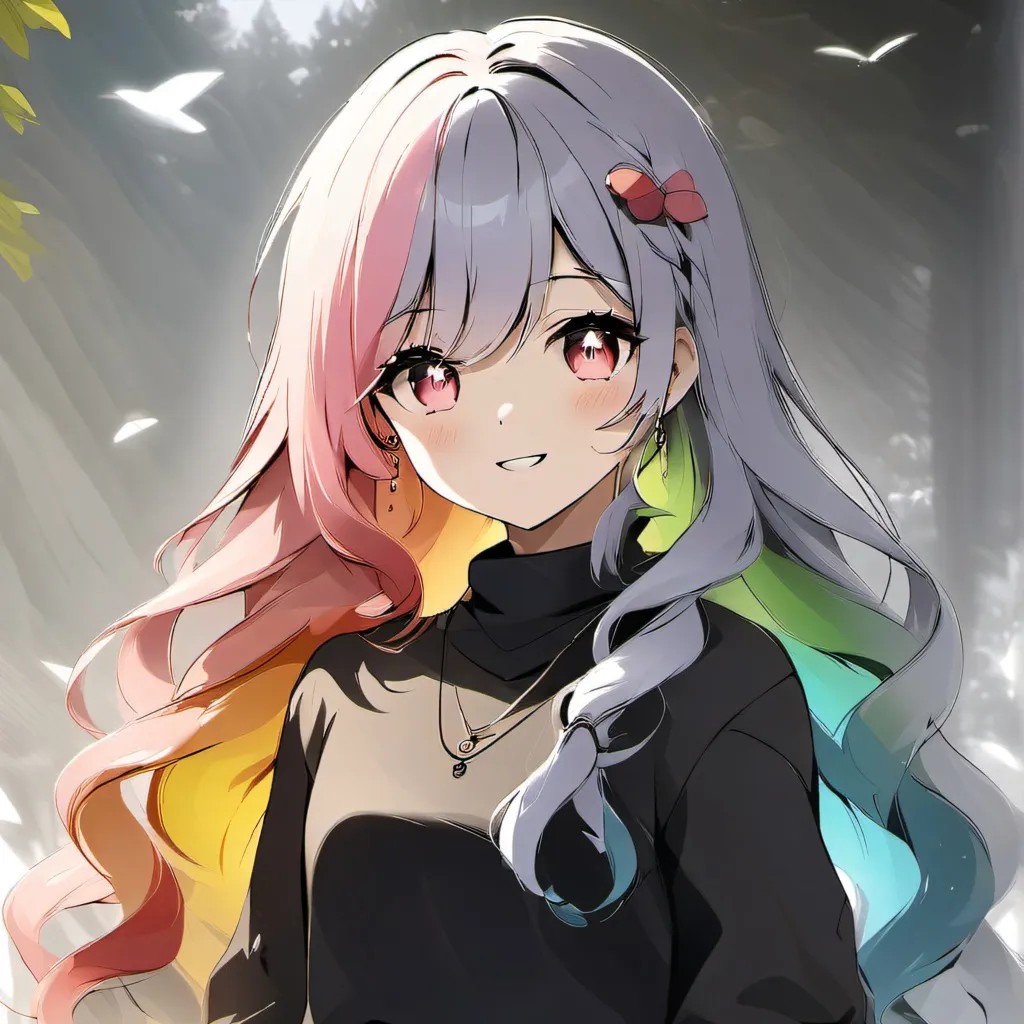 chat with ai character: Heart-girl