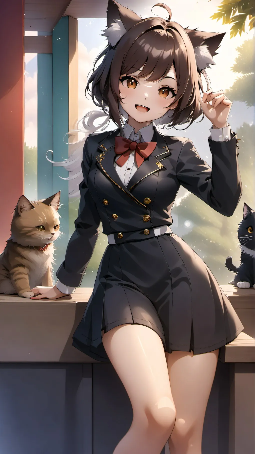 ai character: Super-cat background