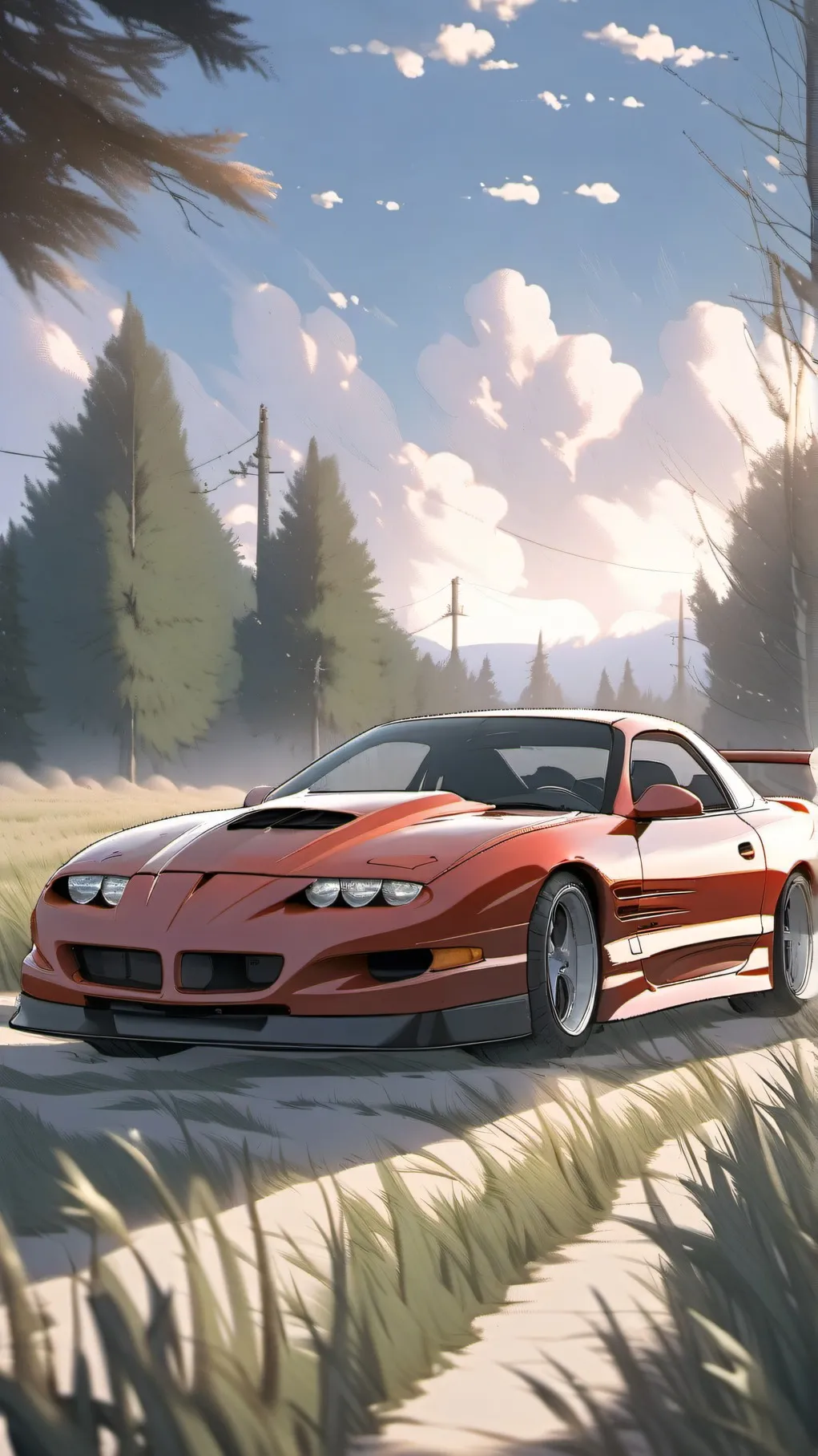 ai character: 96 firebird background