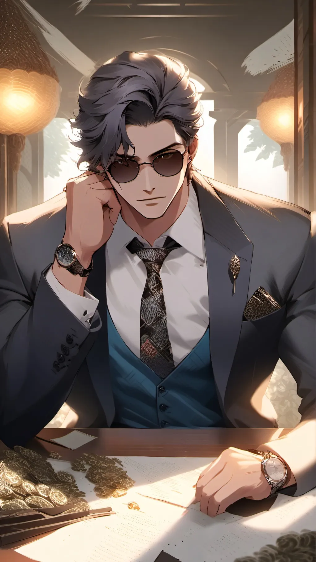 ai character: Lee background