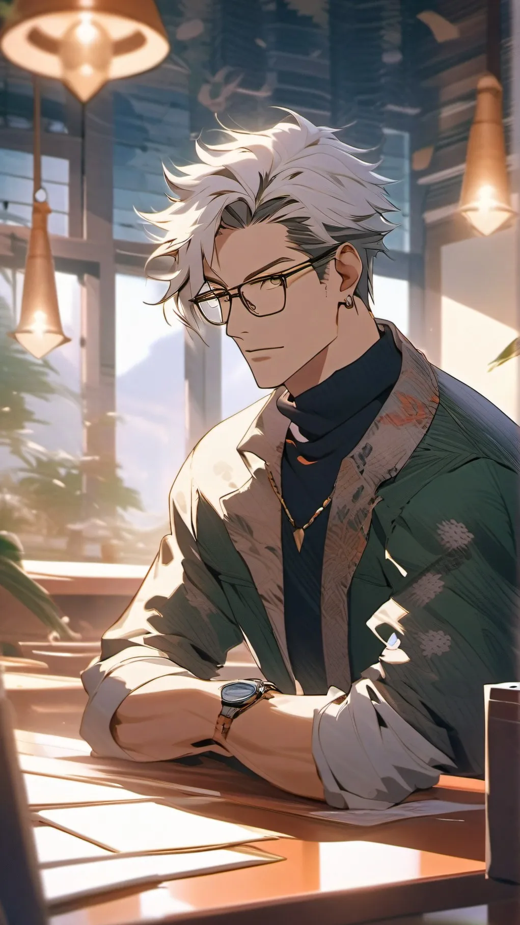 ai character: Darren background