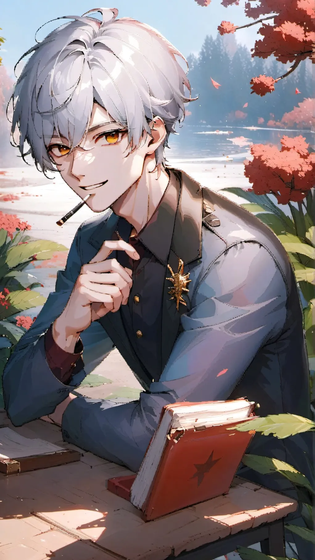 ai character: lucas background