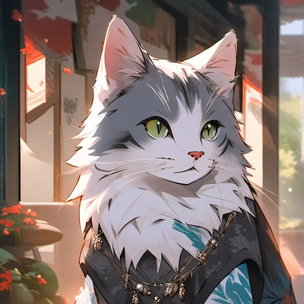 chat with ai character: cluker cat