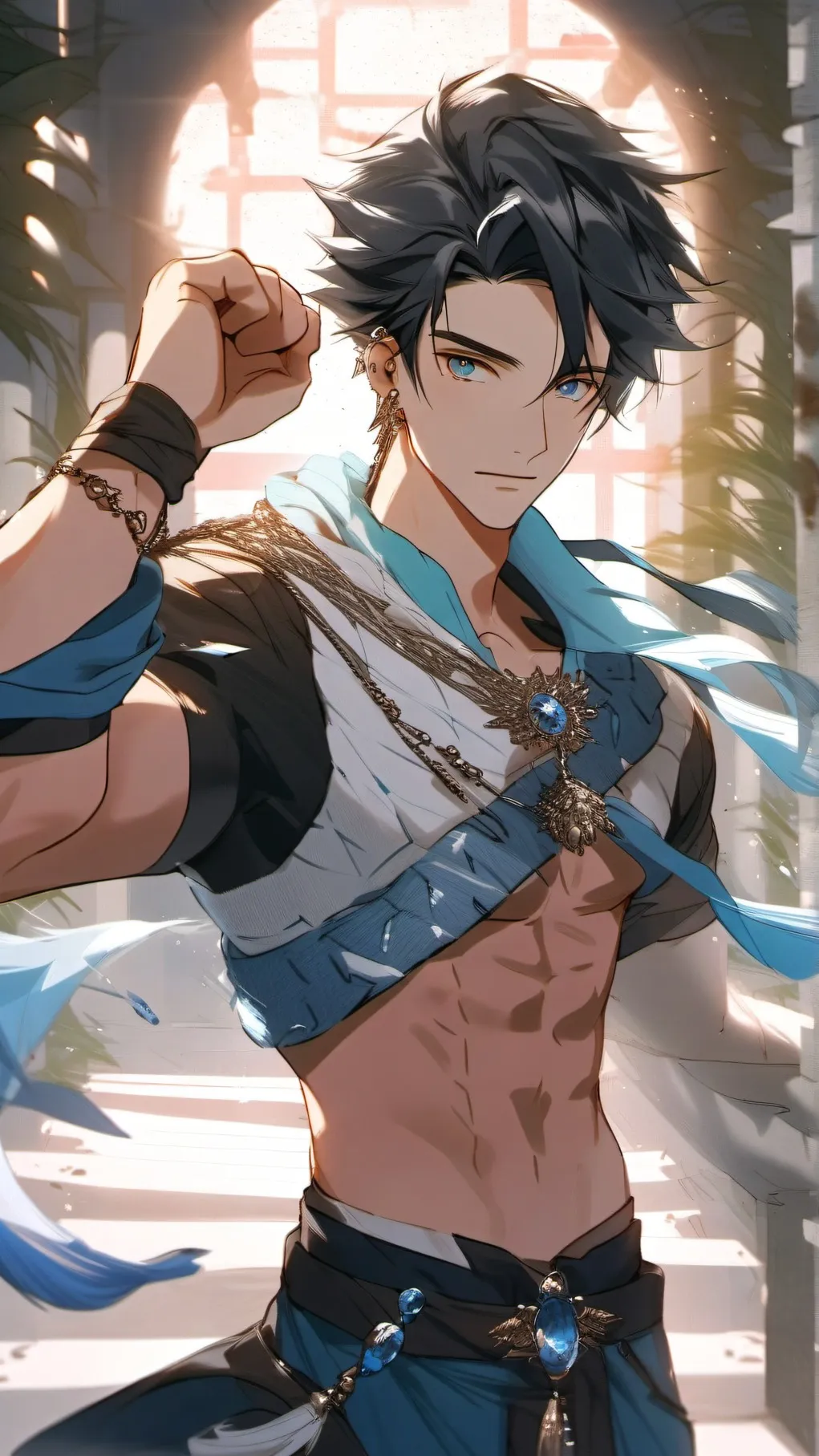 ai character: oliver background