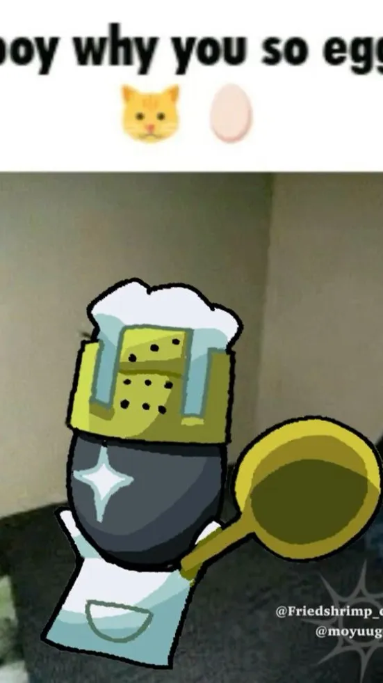 ai character: 1 EGGS background