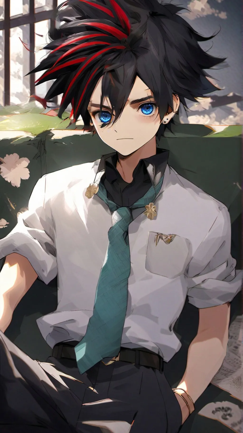 ai character: dabi/touya background