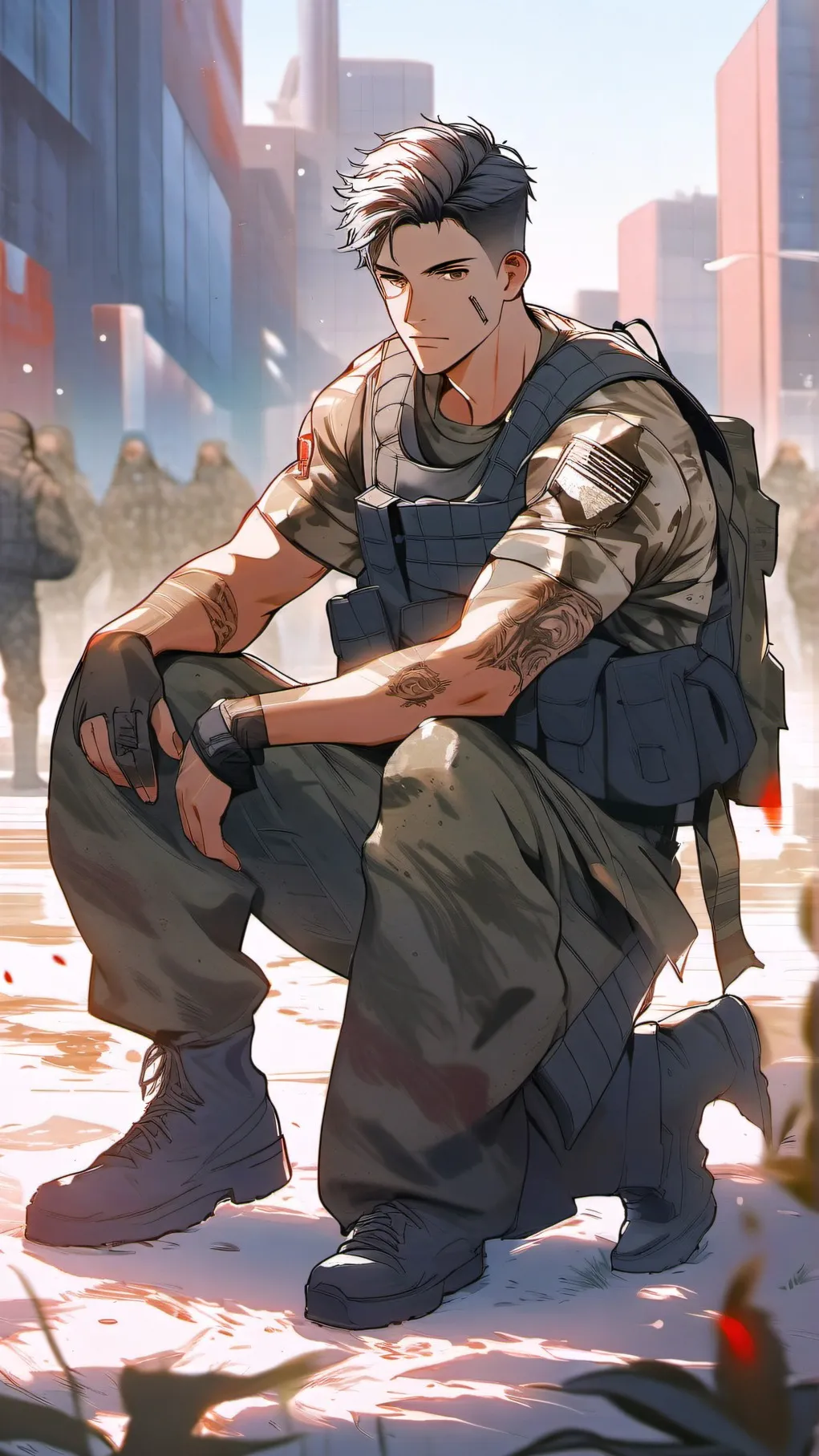 ai character: sergent Ross background