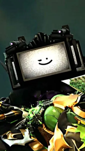 ai character: TITAN TV BRO background