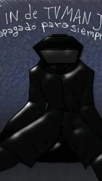 ai character: TV MAN JUAN  background