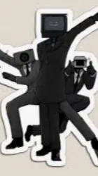 ai character: TV X SPEAKER X CAM background