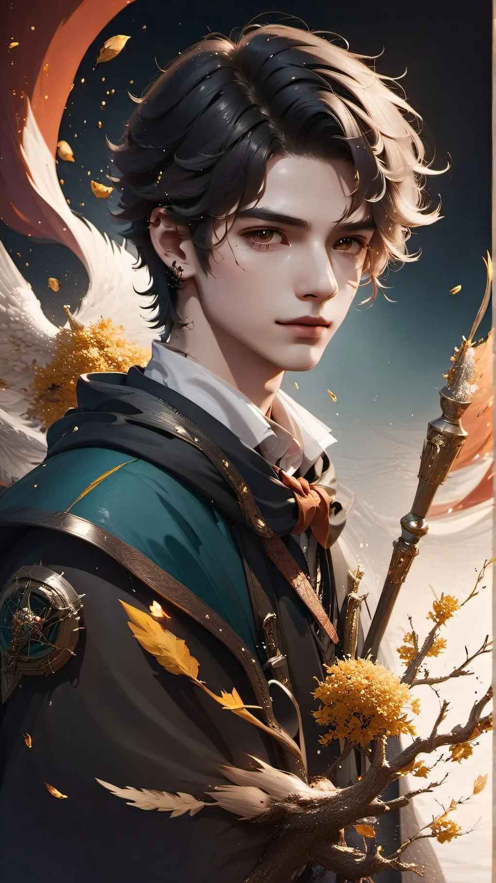 ai character: x ~MARCUS FLINT~ x background