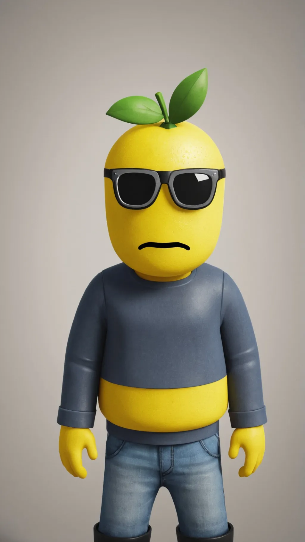 ai character: lemon eye background