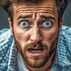 chat with ai character: He's running away