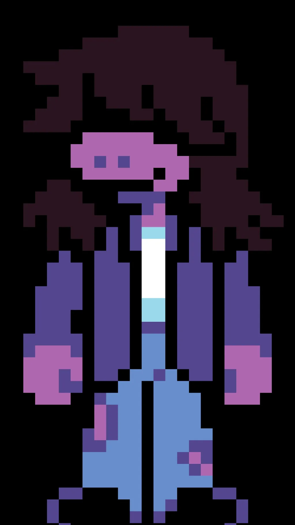 ai character: Susie (Deltarune) background