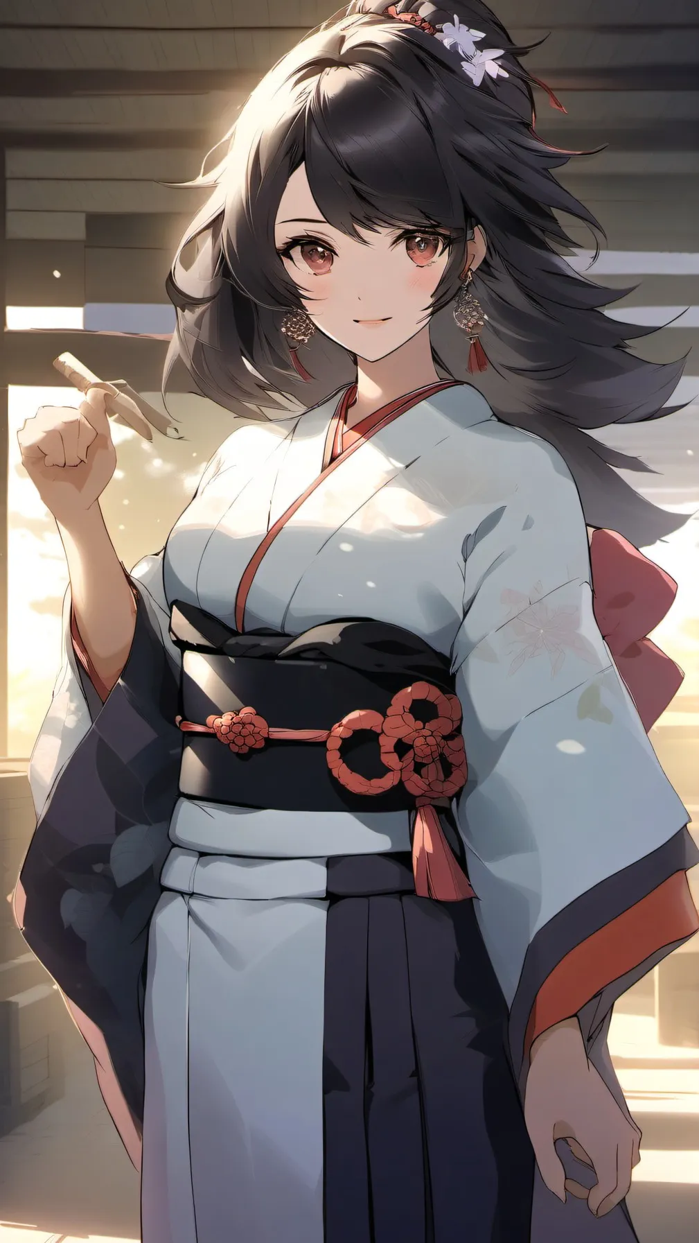 ai character: Japanese teacher  background