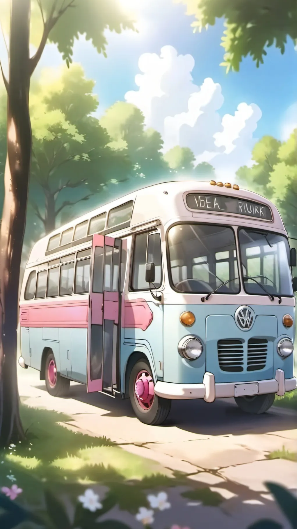 ai character: MHA ROAD TRIP background