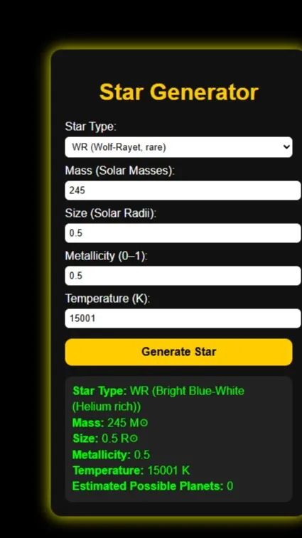 ai character: I made a site background