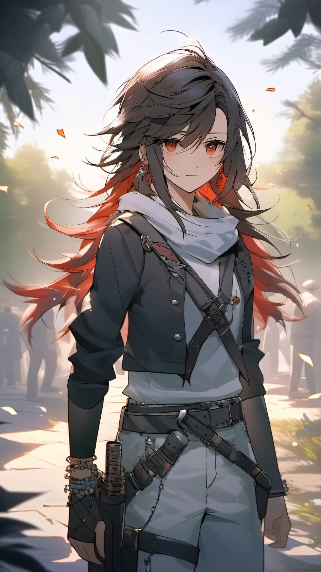 ai character: MHA is infected background