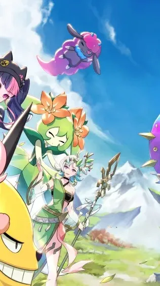 ai character: Palworld RPG background