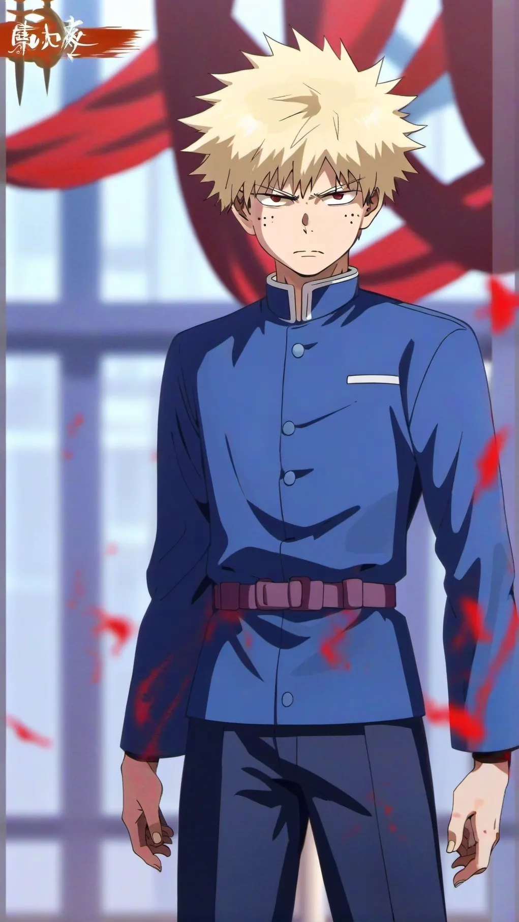 ai character: kacchan background