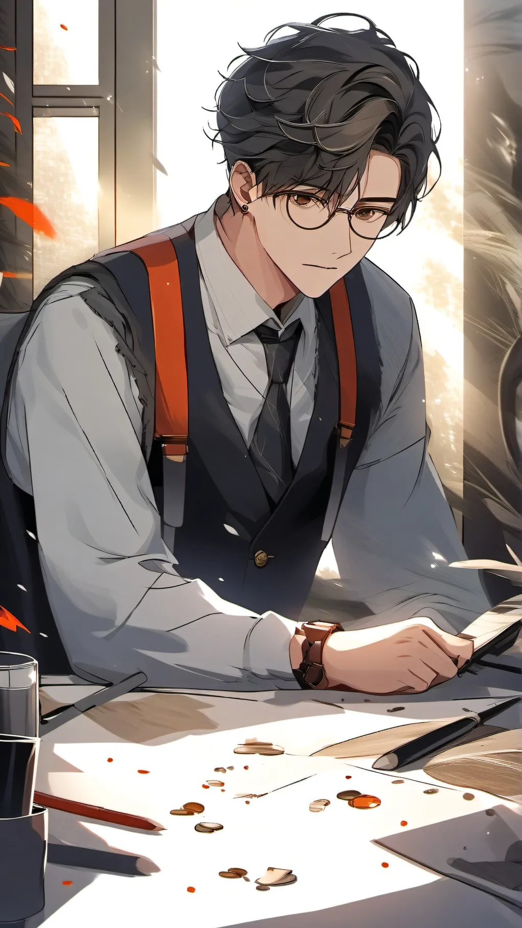 ai character: riley background