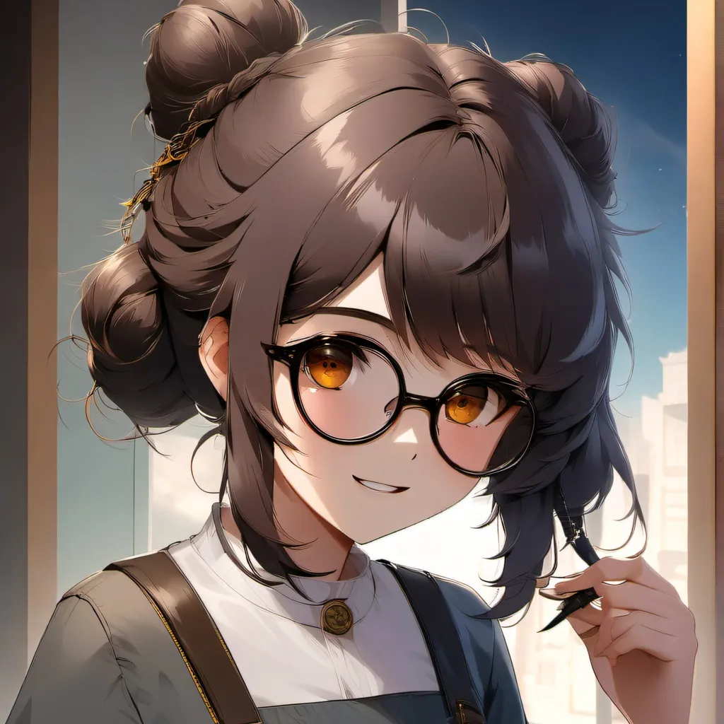 chat with ai character: Nerd girl