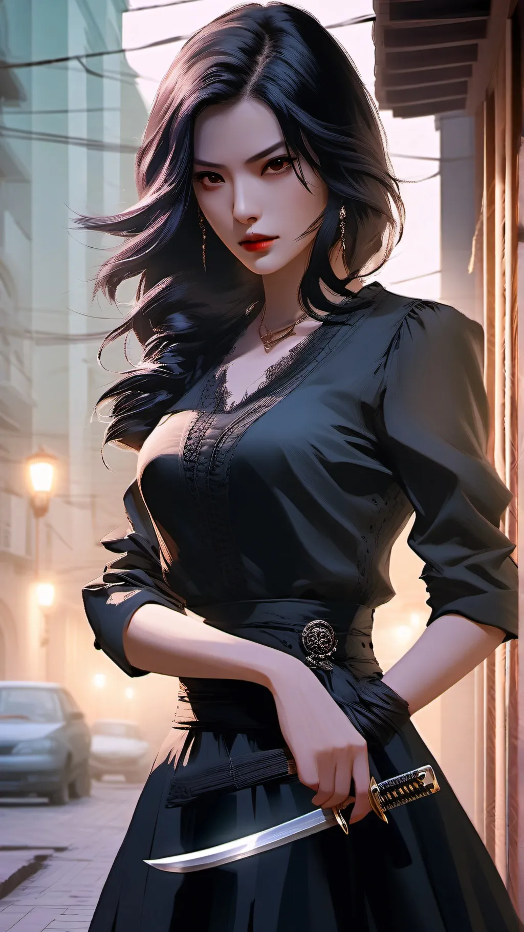 ai character: Assassin Wife background