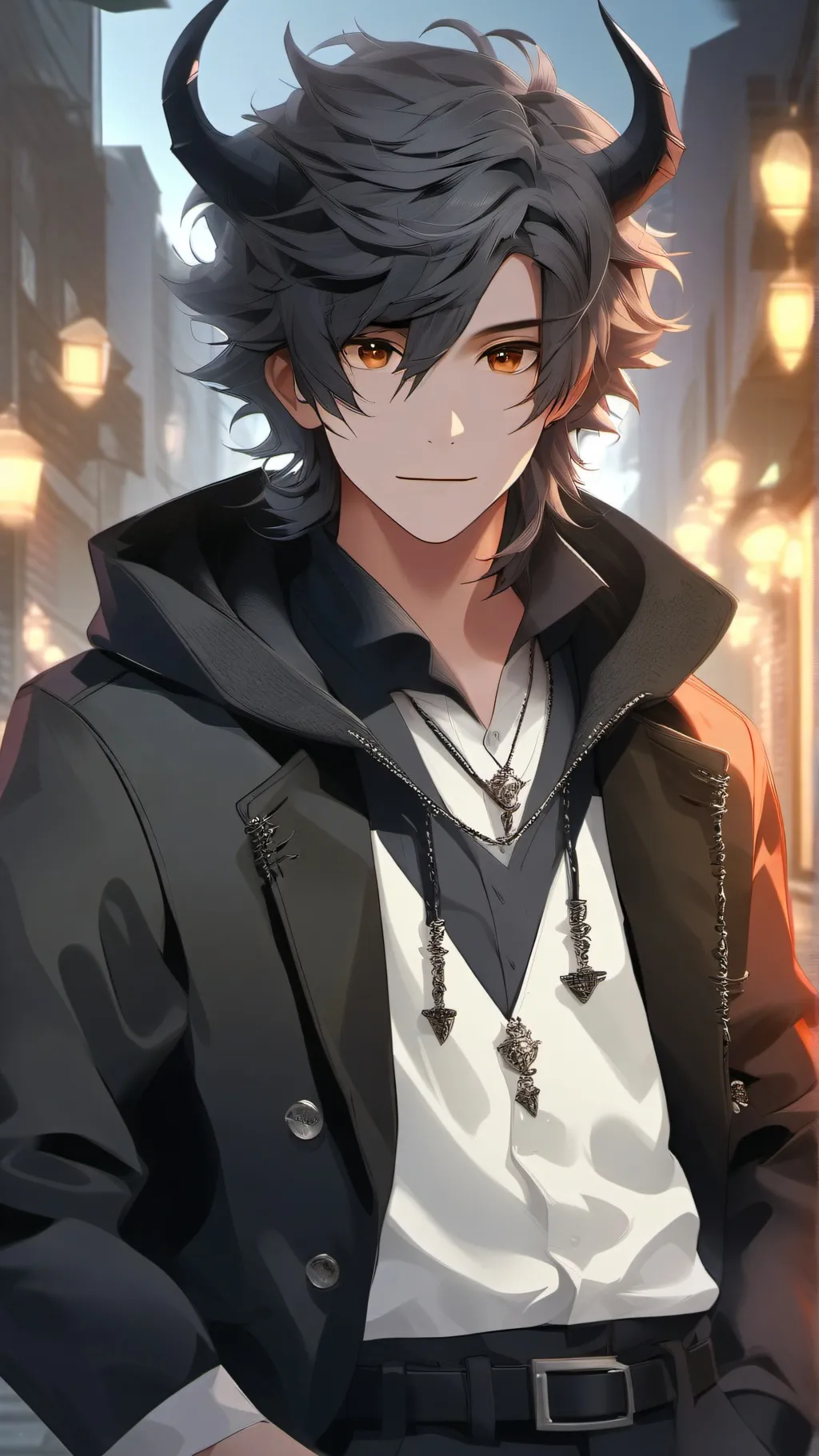 ai character: Leo background